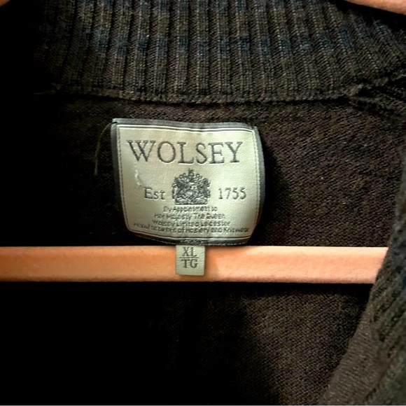 Vintage Wolsey Dark Brown Sweater - Picture 2 of 3